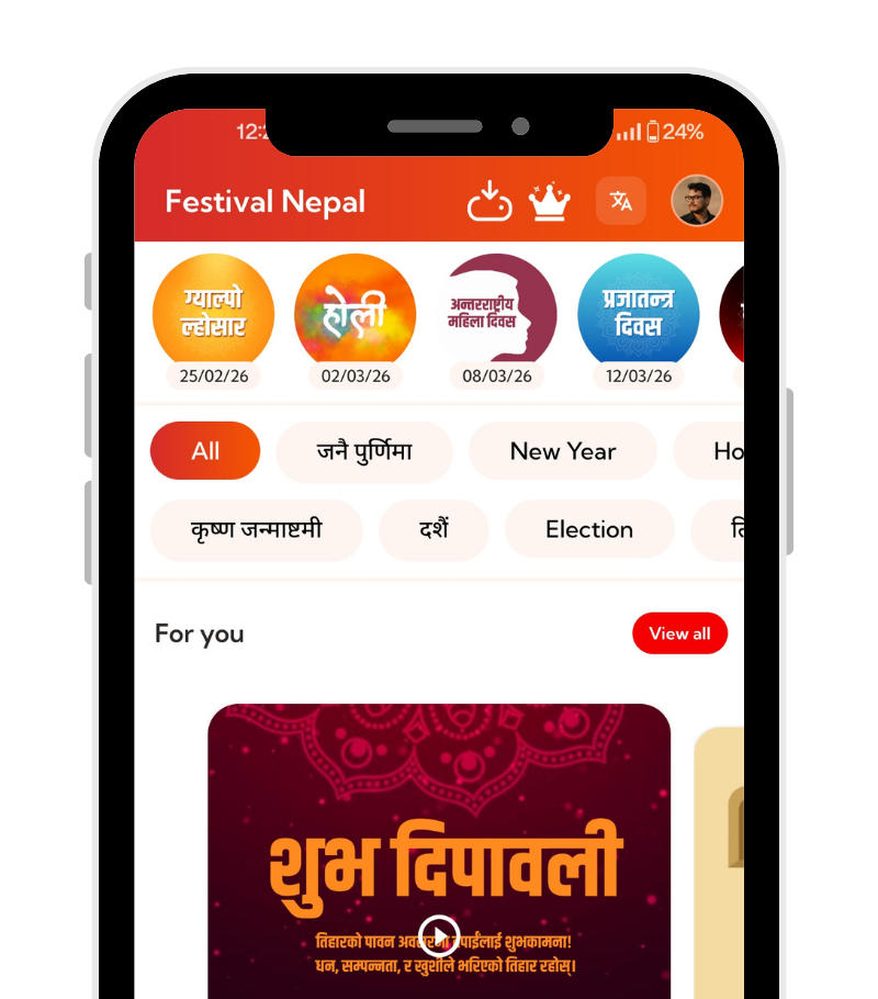 Sharing personalized posters on social media